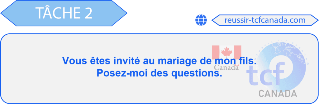 TCF Canada Tâche 2 Sujet 7 janvier 2022 ex orale