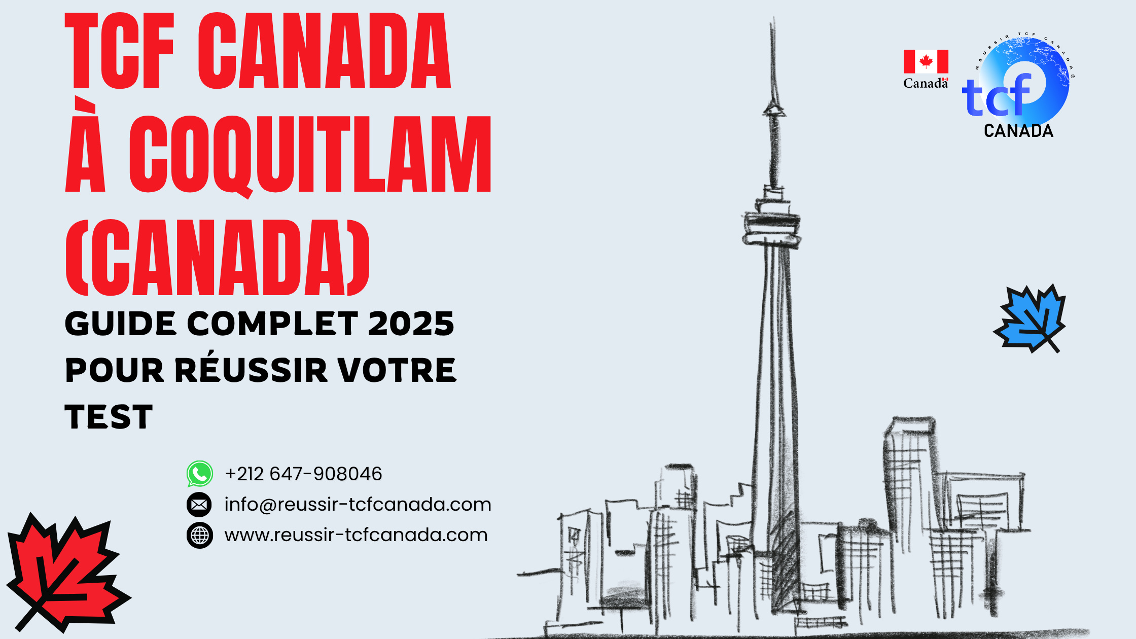 Guide complet pour passer et réussir le TCF Canada à Coquitlam en 2025 : centres, conseils et ressources officielles.