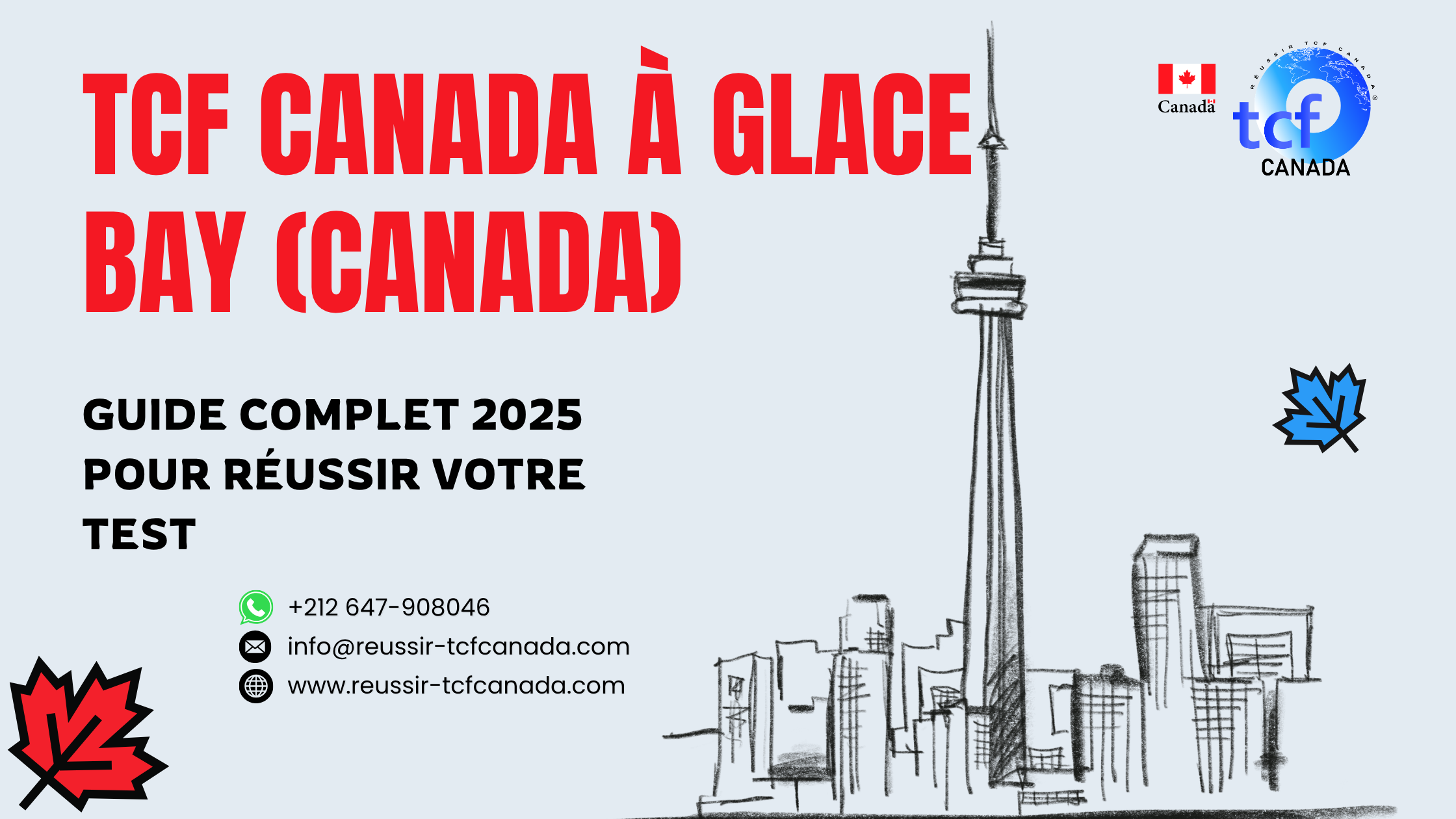 TCF Canada à Glace Bay : centres, préparation, Packs Nabil et conseils pratiques pour réussir votre test en 2025.