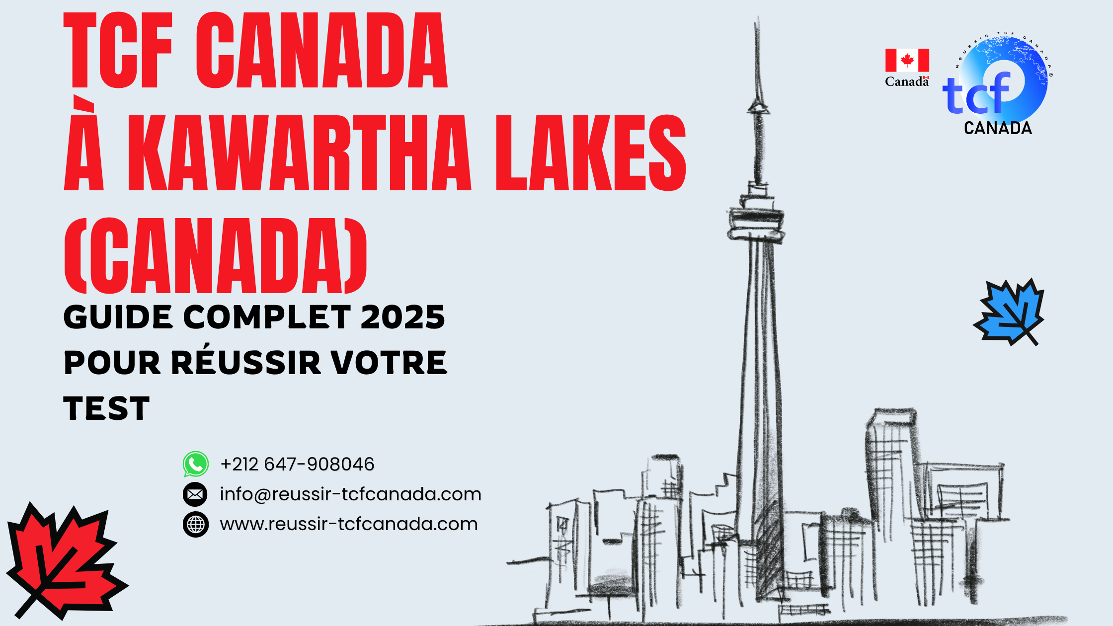 Guide complet pour passer le TCF Canada à Kawartha Lakes : centres, ressources, Pack Nabil et conseils pour réussir votre examen.
