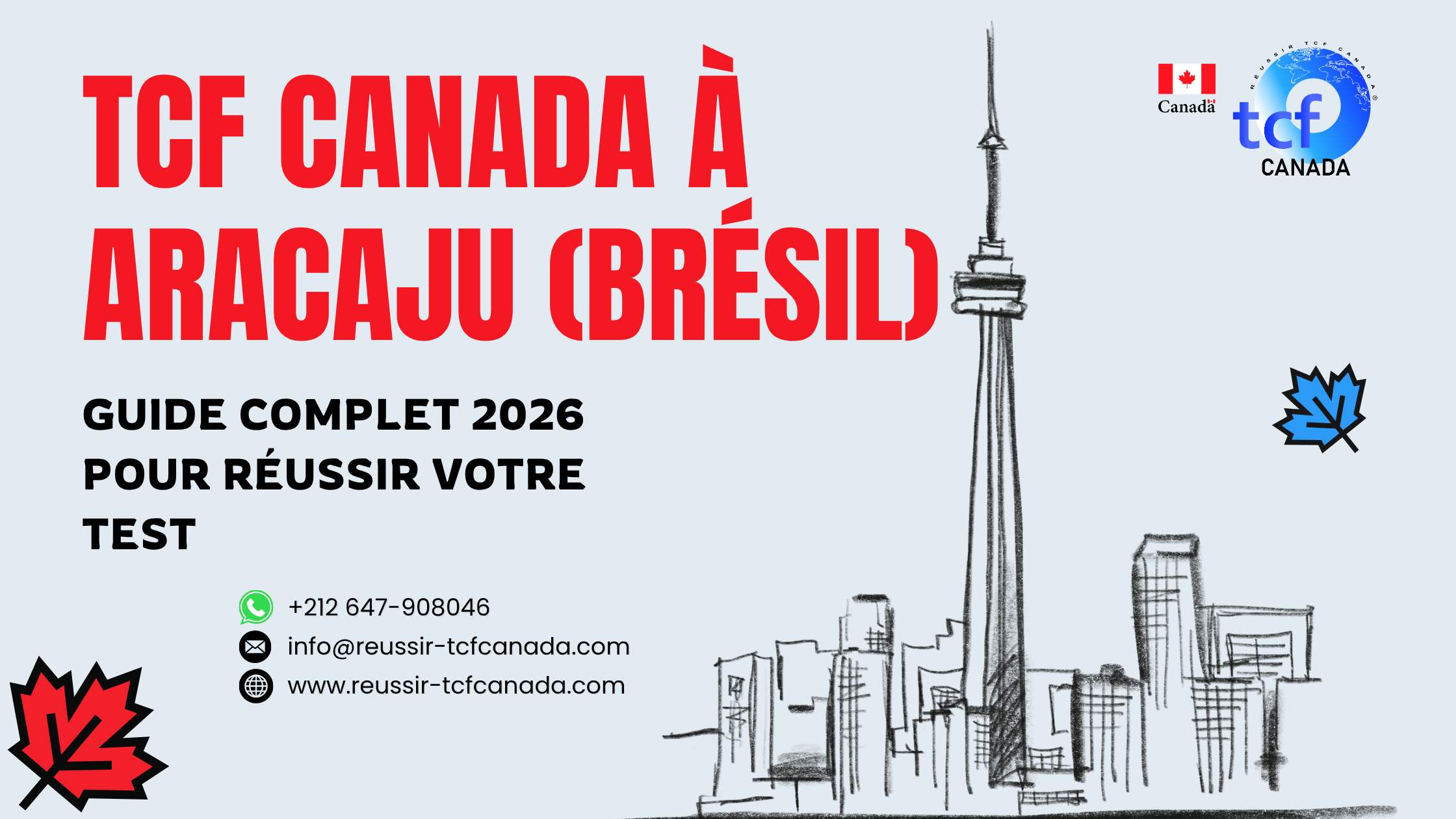 Réussissez le TCF Canada à Aracaju : guide complet 2026, conseils, centres et ressources pour réussir votre test.