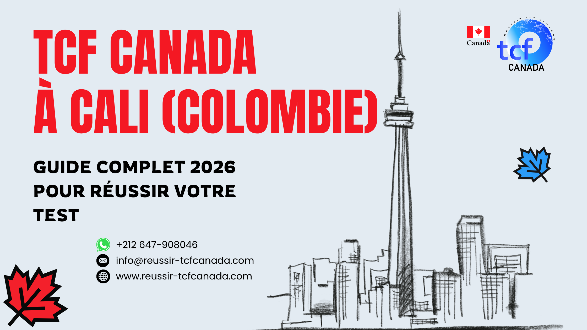 Guide complet pour passer et réussir le TCF Canada à Cali : centres, préparation en ligne et conseils 2026.