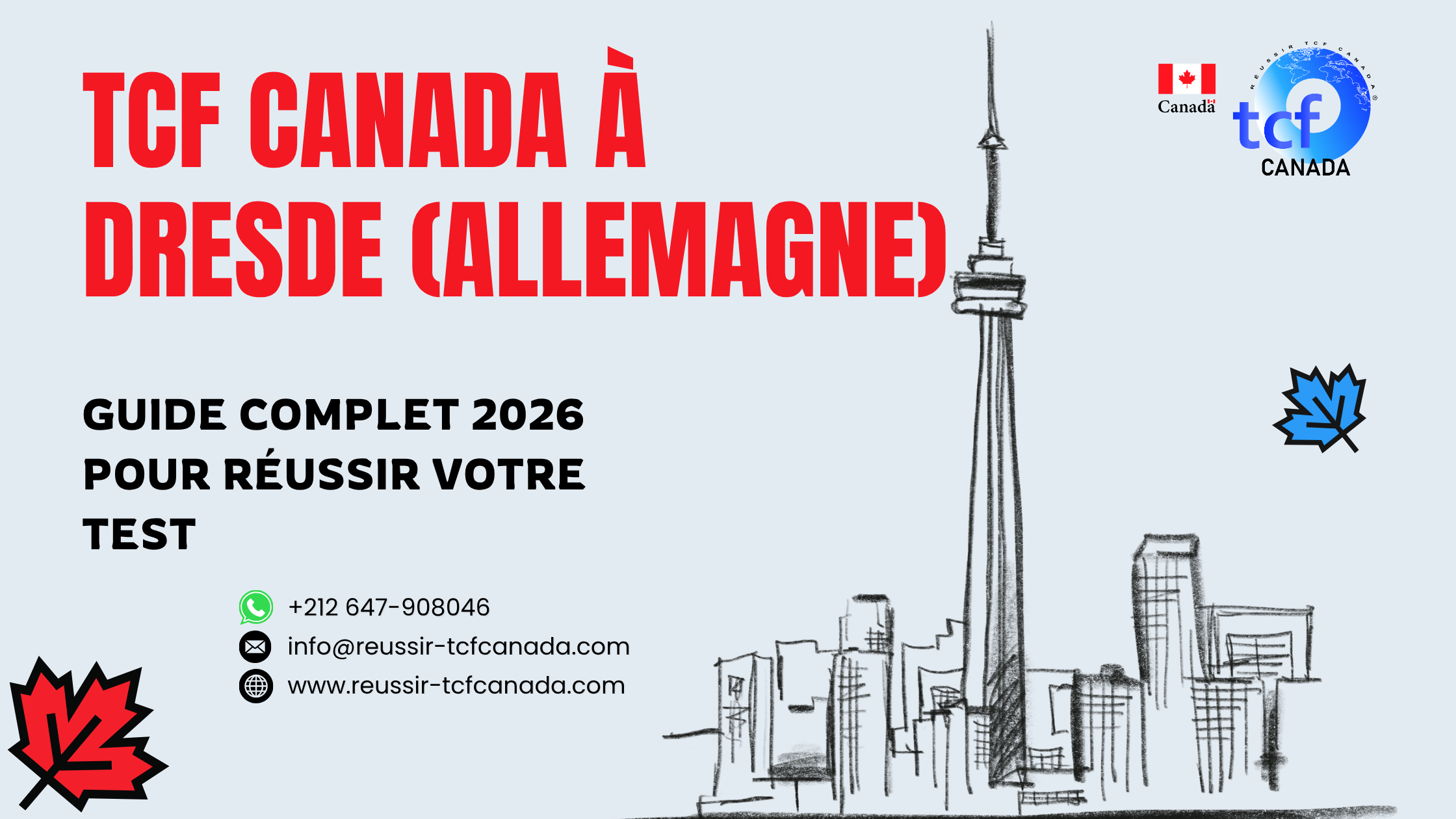 Guide complet pour passer et réussir le TCF Canada à Dresde : centres proches, préparation en ligne et conseils 2026.