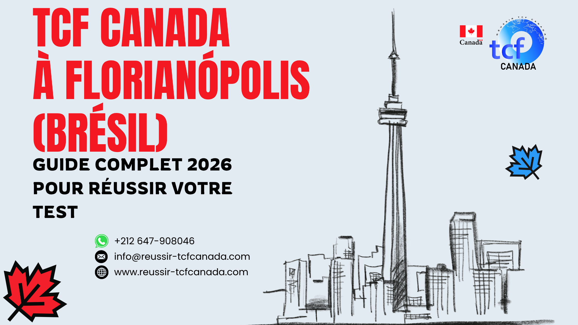 Guide 2026 complet pour réussir le TCF Canada à Florianópolis : centres, préparation, conseils et ressources officielles.