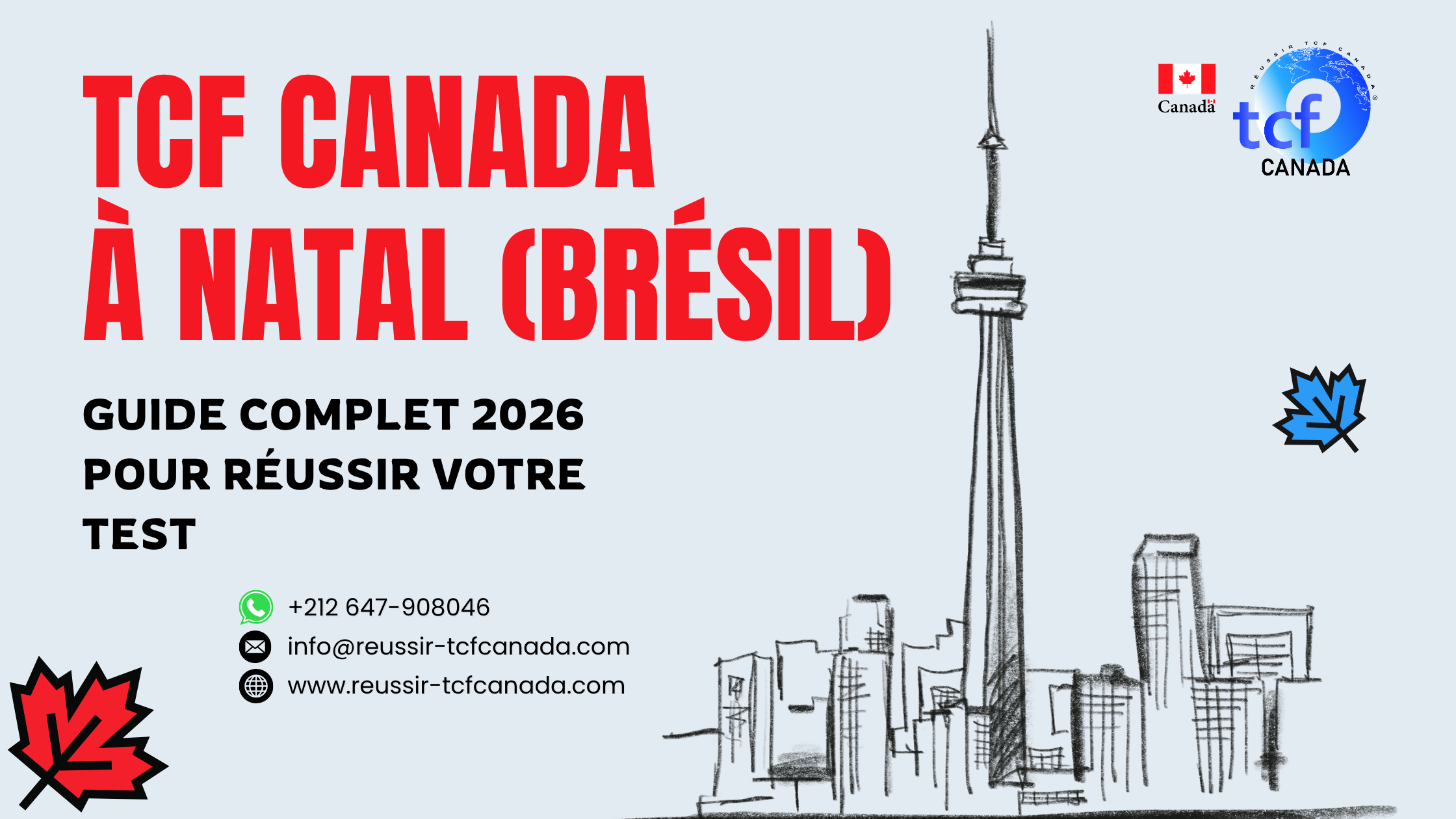 Guide 2026 du TCF Canada à Natal : centres, préparation, ressources et conseils pour réussir votre test.
