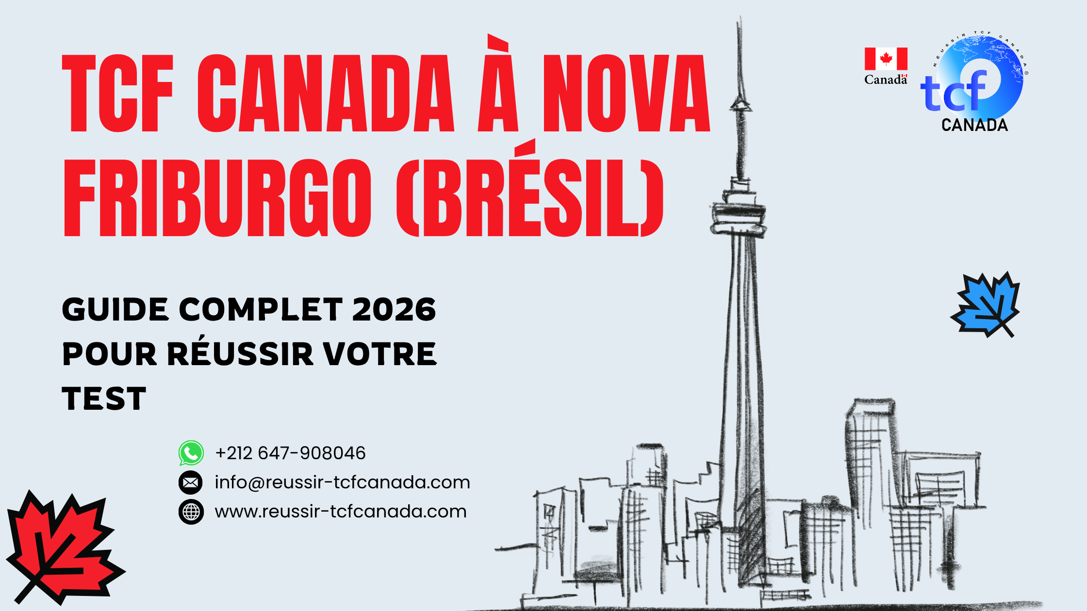 Guide 2026 du TCF Canada à Nova Friburgo : centres, préparation, ressources et conseils pour réussir votre test.