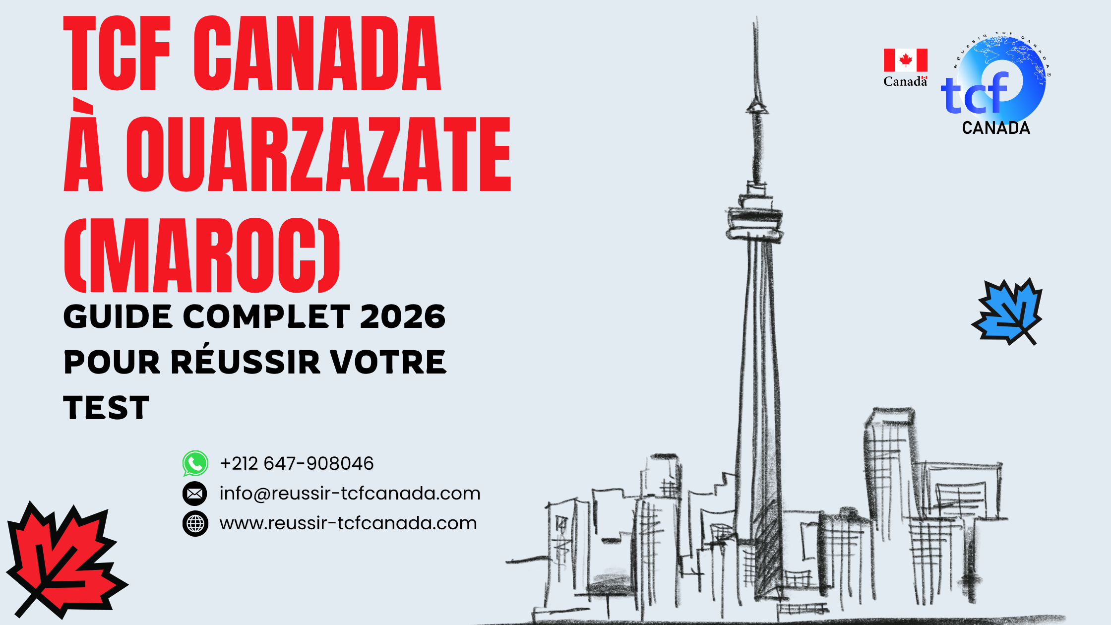 Réussissez le TCF Canada à Ouarzazate : guide complet, conseils, centres et ressources pour optimiser vos résultats.