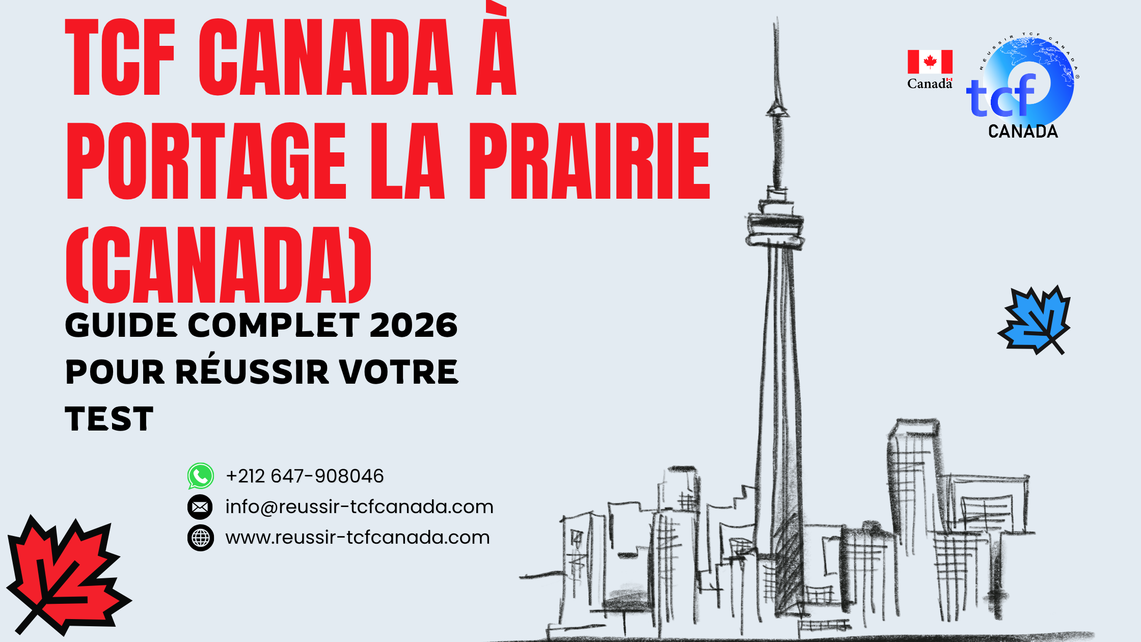 Guide complet pour passer et réussir le TCF Canada à Portage la Prairie en 2026 : centres, conseils et ressources officielles.
