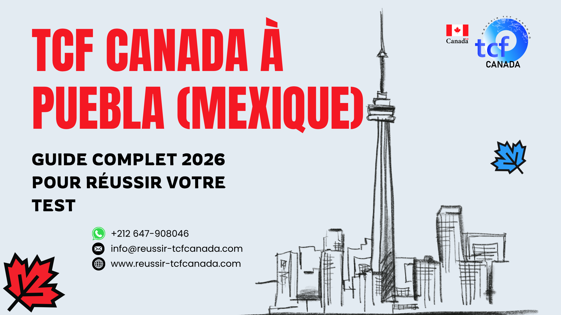TCF Canada à Puebla : centres, déroulement, préparation et conseils pour réussir votre test en 2026.