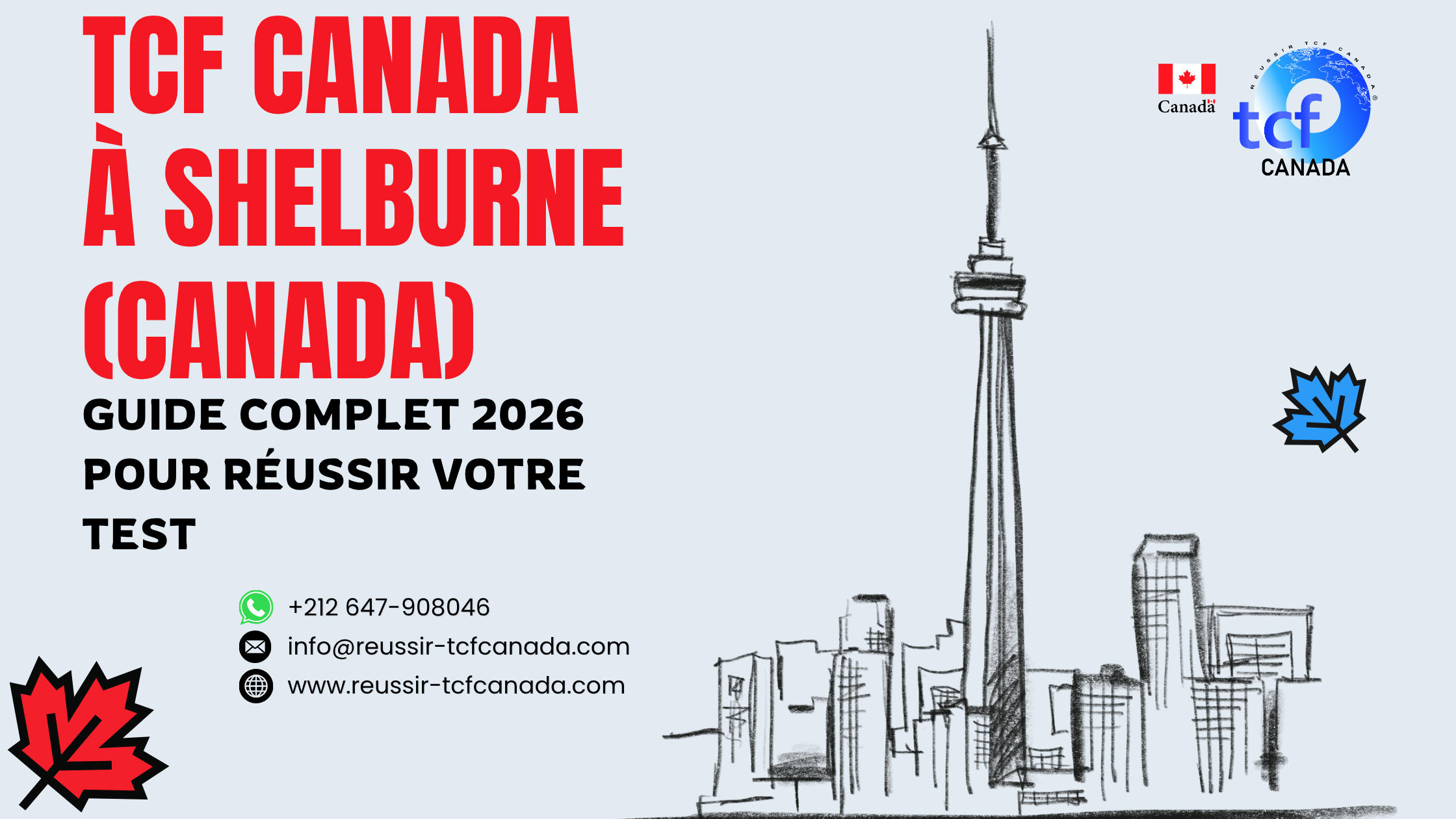 Guide complet pour passer et réussir le TCF Canada à Shelburne en 2026 : centres, conseils et ressources officielles.