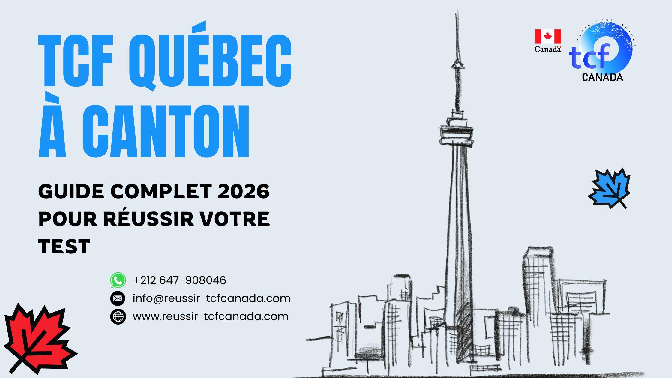 Préparez le TCF Québec à Canton avec les Packs Nabil : tests identiques, stratégies expertes et réussite garantie en 2026.