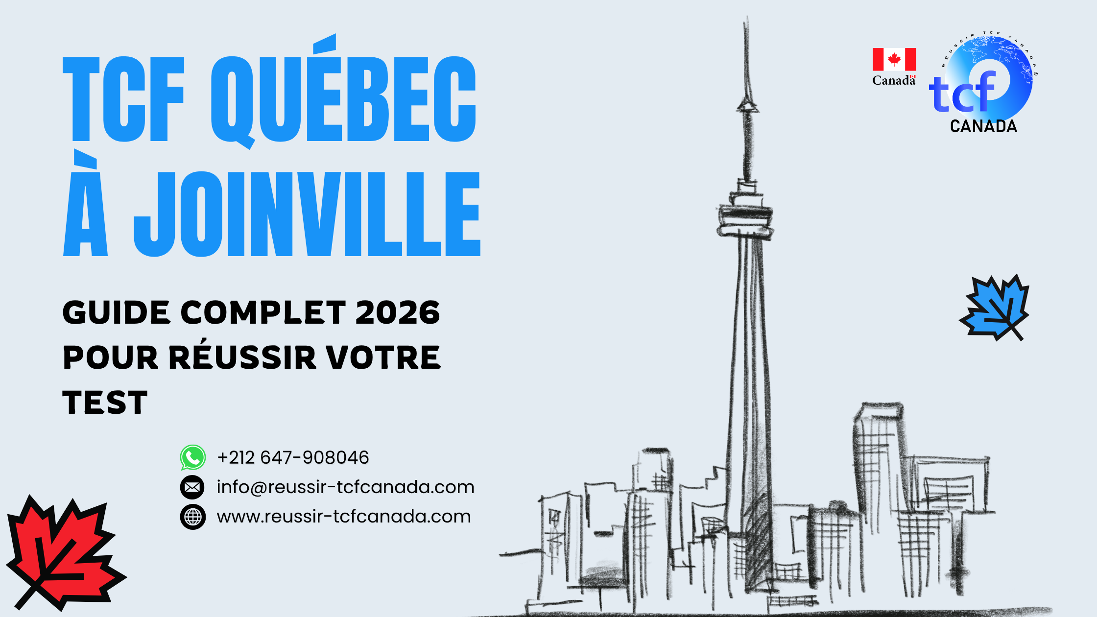 Préparez le TCF Québec à Joinville avec le Pack Nabil. Tests identiques et méthodologie pour réussir en 2026.