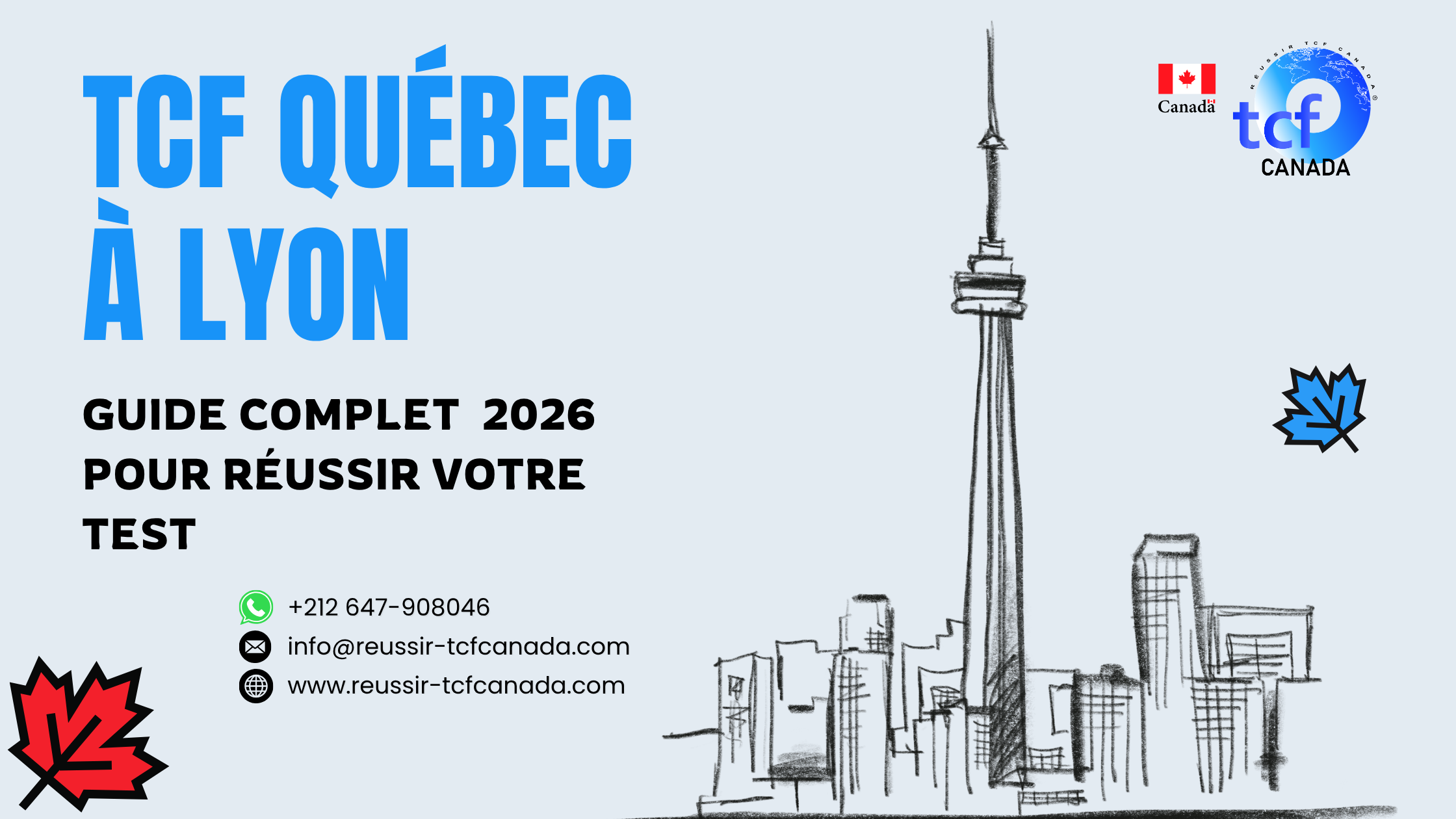 Préparez le TCF Québec à Lyon avec Pack Nabil : tests identiques, méthodologie et entraînement complet pour réussir en 2026.
