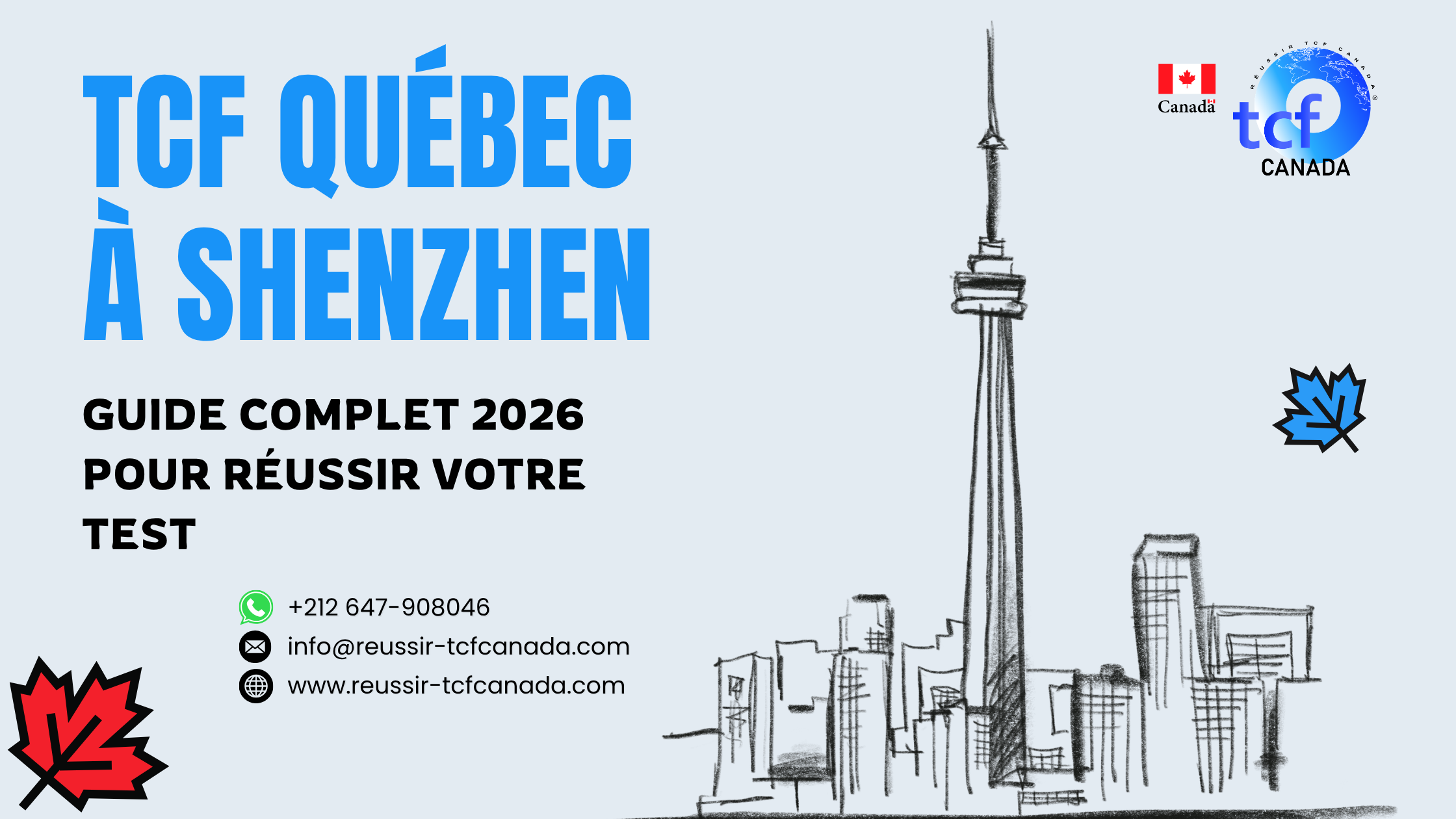 Passez le TCF Québec à Shenzhen : centres disponibles, inscription, préparation, coûts et conseils pour réussir votre test de français en 2026. Guide complet.