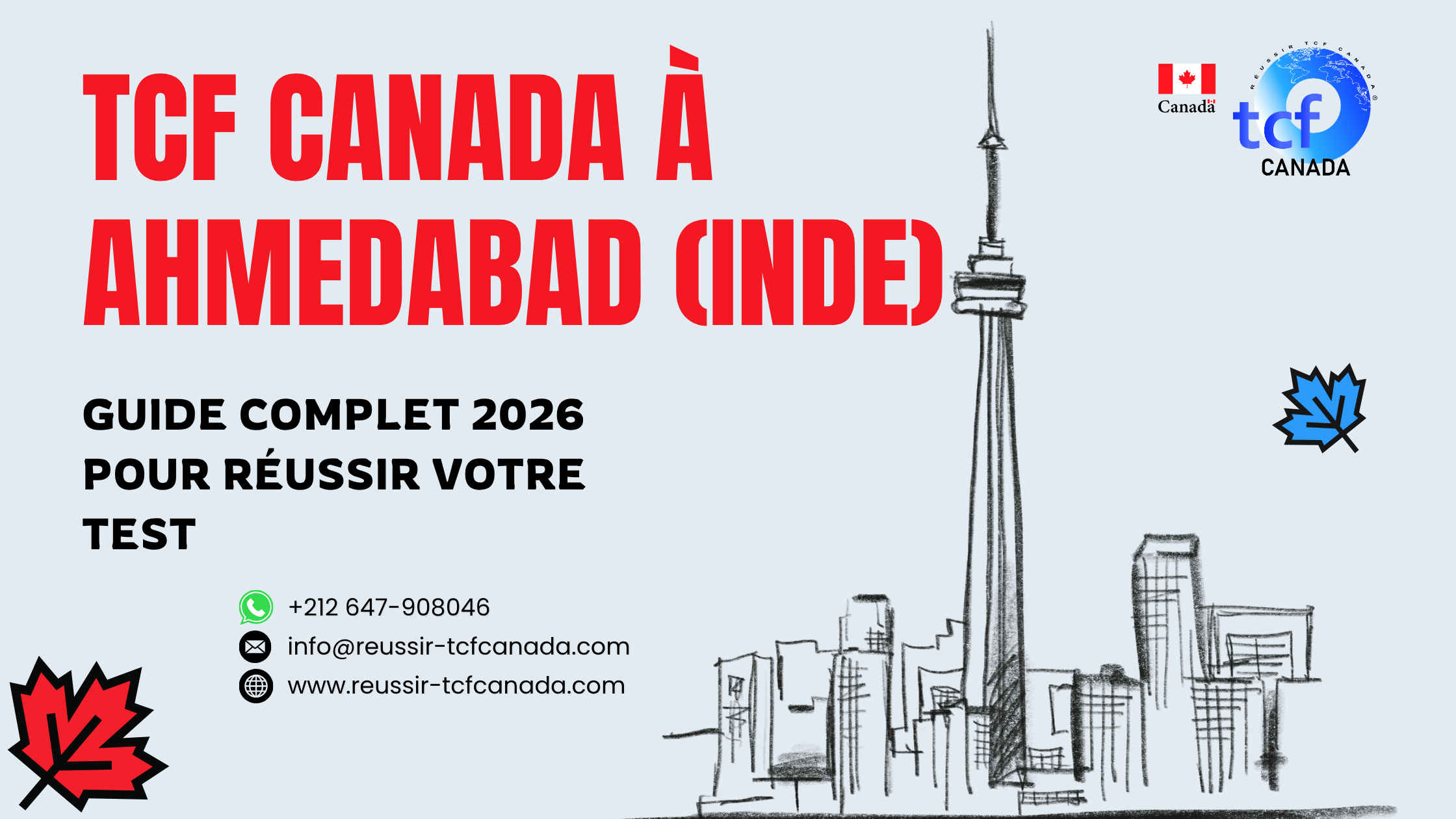 Guide 2026 TCF Canada à Ahmedabad : préparation, centres et stratégies pour réussir votre test français Canada.