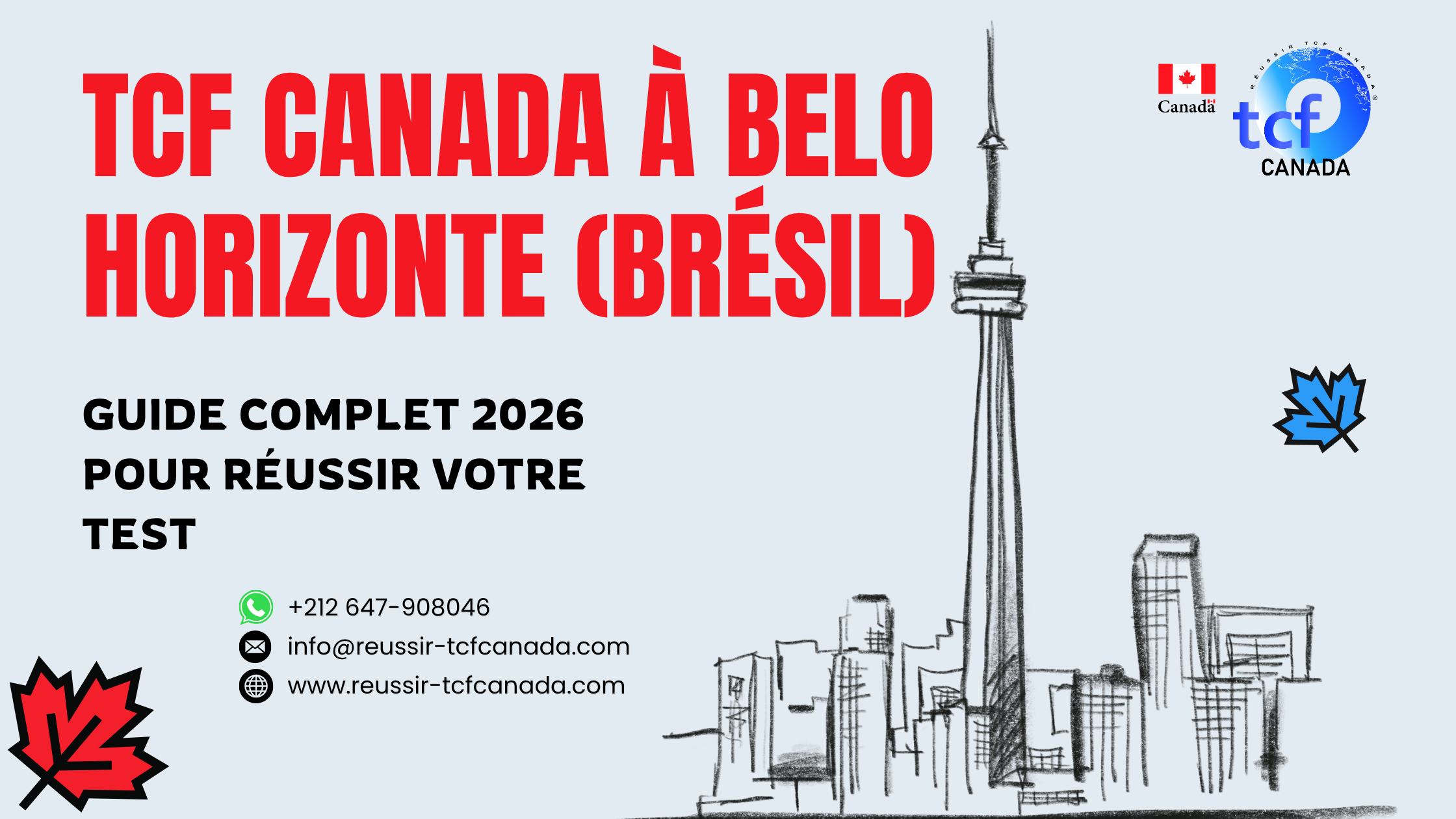 Guide 2026 TCF Canada à Belo Horizonte : préparation, centres et stratégies pour réussir le test français Canada.
