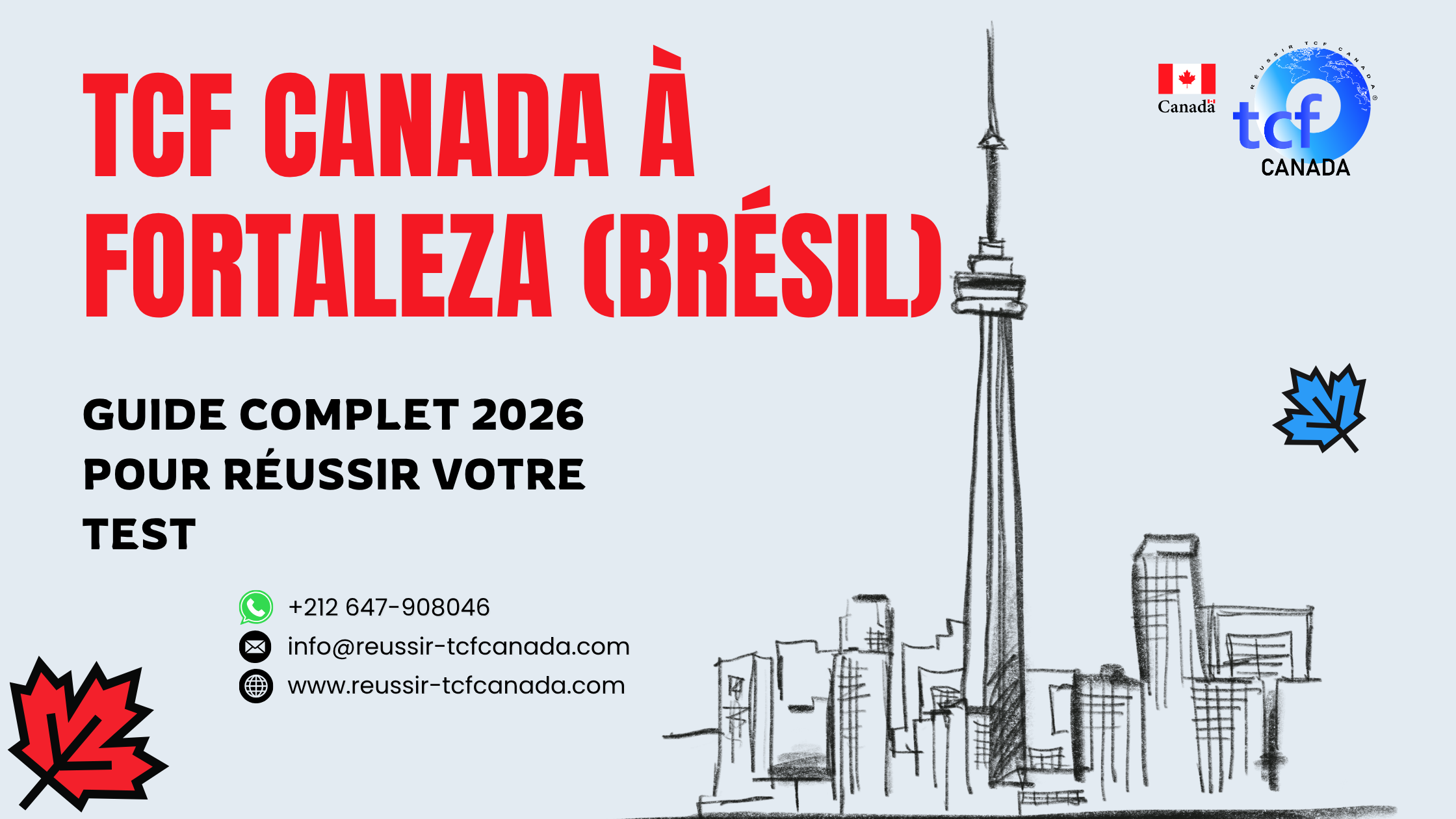 Guide 2026 TCF Canada à Fortaleza : préparation, centres et stratégies pour réussir le test français Canada.