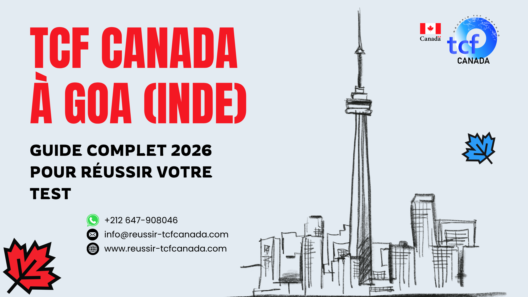 Guide 2026 TCF Canada à Goa : préparation, centres et stratégies pour réussir le test français Canada.