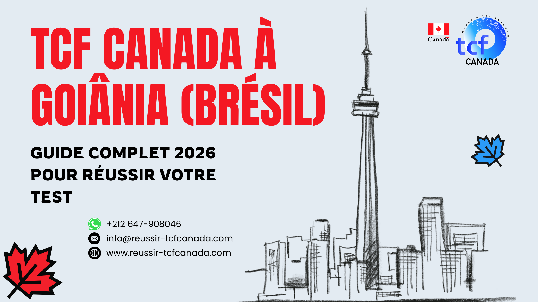 Passez le TCF Canada à Goiânia : centres, conseils, préparation en ligne et stratégies pour réussir votre test en 2026.