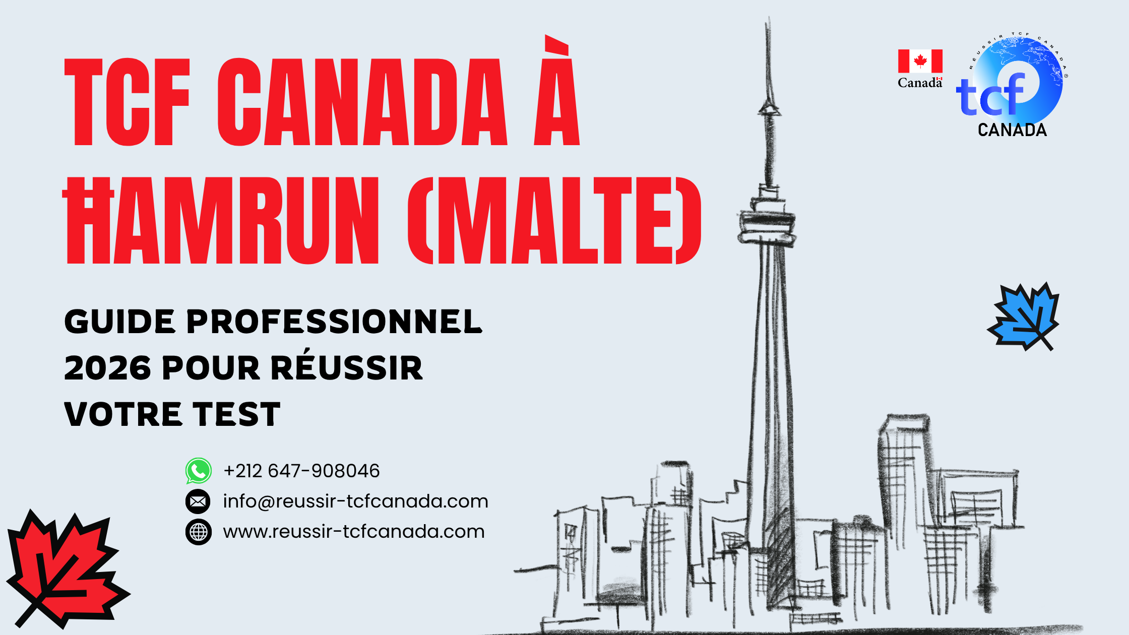 Préparez et réussissez le TCF Canada à Ħamrun avec nos conseils, ressources et centres officiels pour une préparation complète.