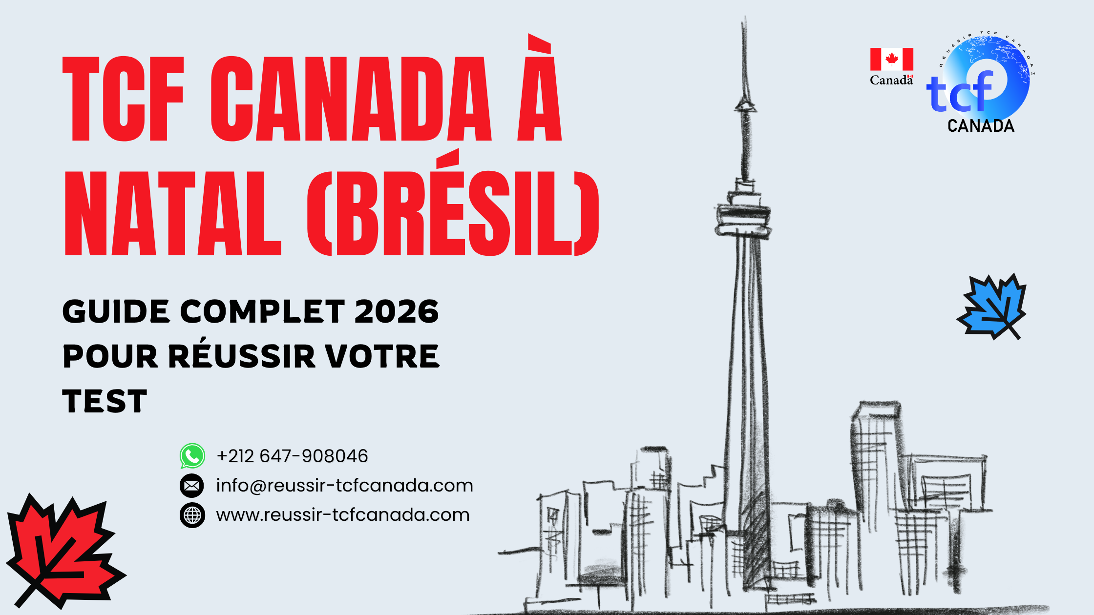 Guide 2026 TCF Canada à Natal : préparation, centres et stratégies pour réussir le test français Canada.