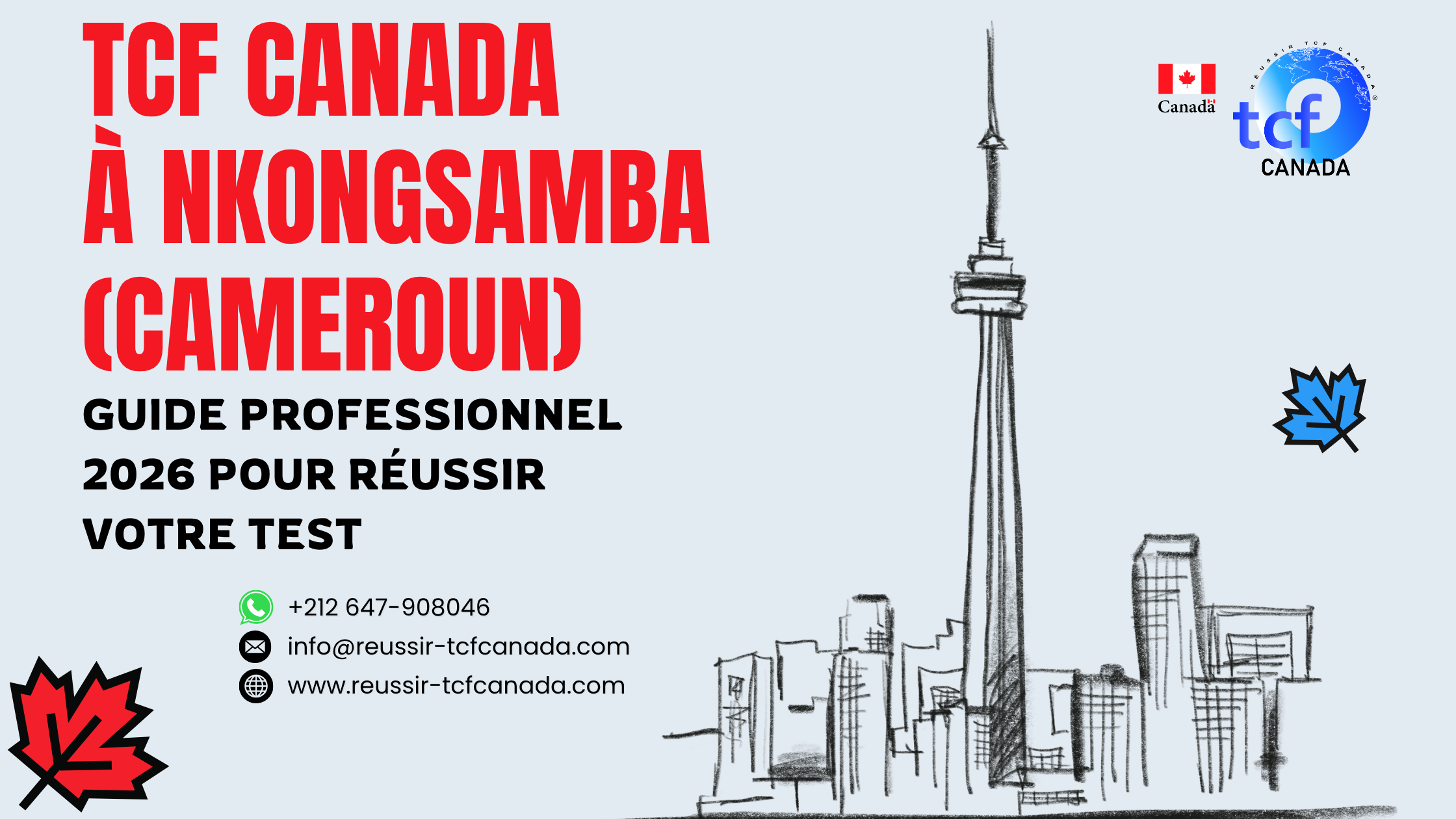 Préparez et réussissez le TCF Canada à Nkongsamba grâce à nos conseils, ressources et centres officiels pour une préparation complète.