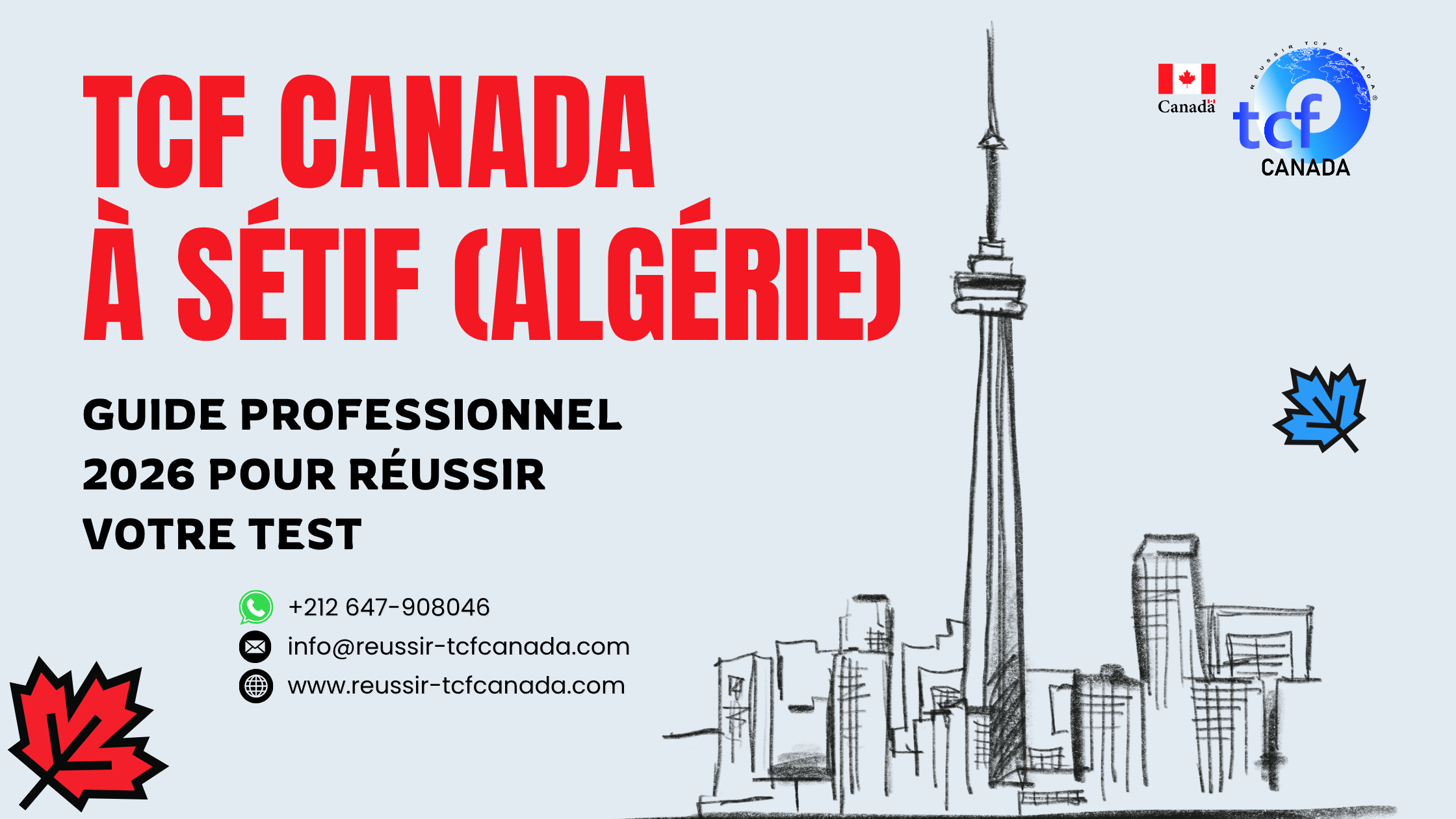 Préparez le TCF Canada à Sétif : centres, méthodes, ressources officielles et conseils pour réussir votre test en 2026.