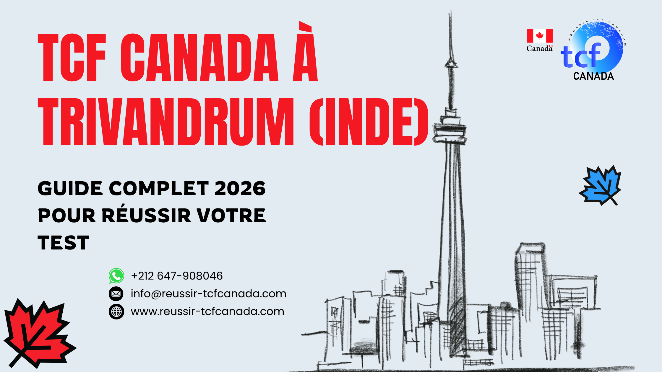 Guide 2026 TCF Canada à Trivandrum : préparation, centres et stratégies pour réussir le test français Canada.