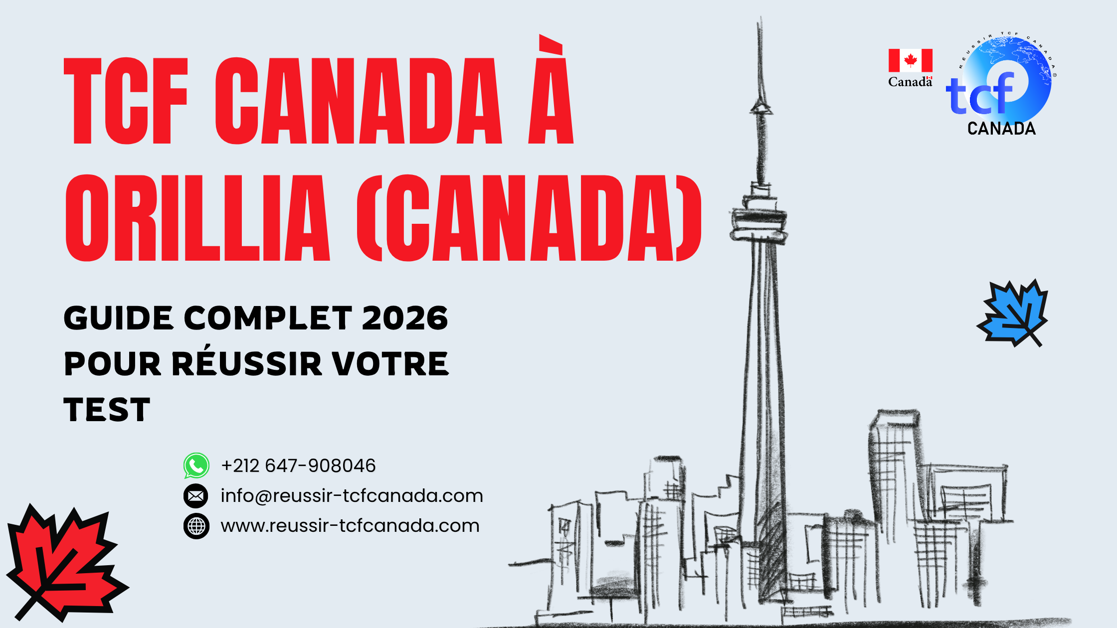 Préparez le TCF Canada à Orillia : guide complet, centres proches, ressources officielles et stratégies efficaces pour réussir en 2026.
