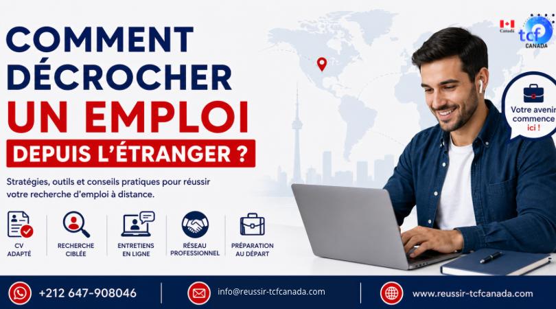 Découvrez les meilleures stratégies pour trouver un emploi au Canada depuis l’étranger en 2026 CV canadien, LinkedIn, secteurs qui recrutent et conseils pratiques.