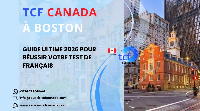 Préparez le TCF Canada à Boston avec le Pack Nabil. Tests blancs et méthodes officielles pour réussir en 2026.