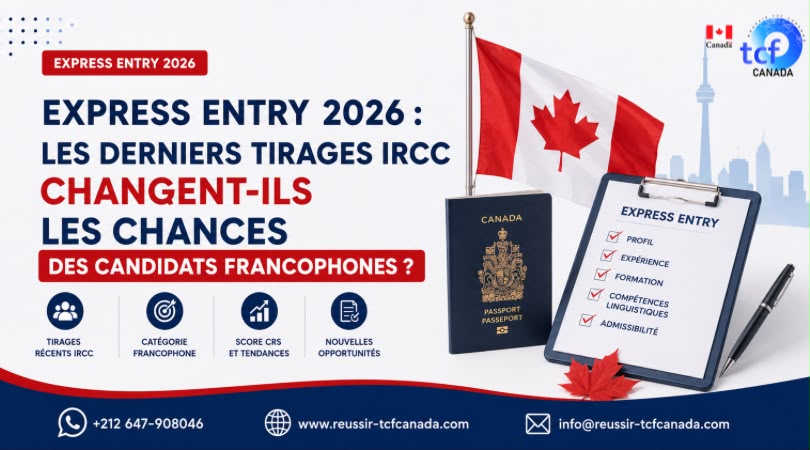 Découvrez comment les derniers tirages Express Entry 2026 d'IRCC influencent les chances des candidats francophones et comment optimiser votre score CRS.