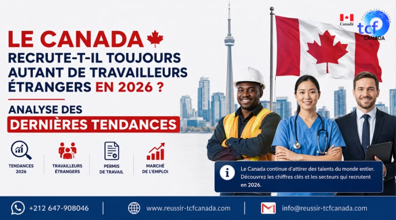 Découvrez si le Canada recrute toujours autant de travailleurs étrangers en 2026, les secteurs prioritaires et les nouvelles tendances de l'immigration économique.