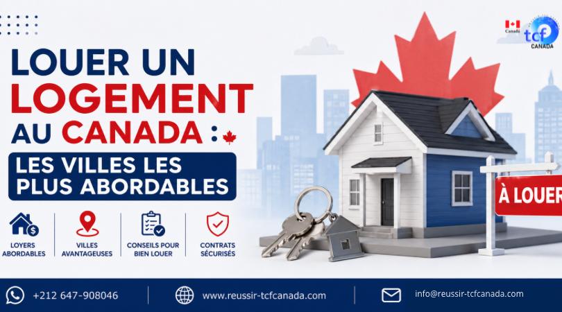 Découvrez les villes les plus abordables pour louer un logement au Canada en 2026 et trouvez la destination idéale pour votre projet d'immigration ou d'études.